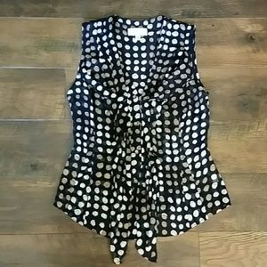Anthropologie | Moulinette Soeurs Silk Dots Top